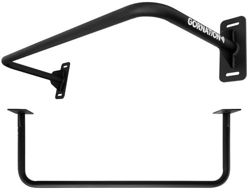 GORNATION Klimmzugstange für Wand oder Decke, Pull-Up Bar zur Wandmontage oder Zimmerdecke, Klimmzugstange pulverbeschichtetes Metall, für Calisthenics, Fitness und Training zu Hause im Home Workout