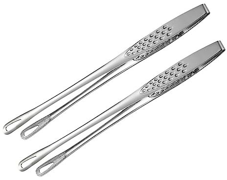 Ciieeo Pinces À Aliments En Acier Inoxydable 304 Accessoires De Pâtisserie Pour Pique- Légères Et Faciles À Transporter Idéales Pour Les Steaks Les Barbecues Et