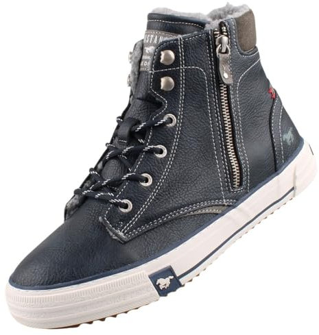 MUSTANG Herren High Top Sneaker Blau EU 40