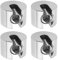 SG Store 4 Stück M10 X 6 mm Drahtseil-Befestigungsclip Edelstahl-Stoppklemme Drahtseilklemme Rutschfeste Drahtseil-Kabelklemmen Klemmstopper Zum Spannen des Seils