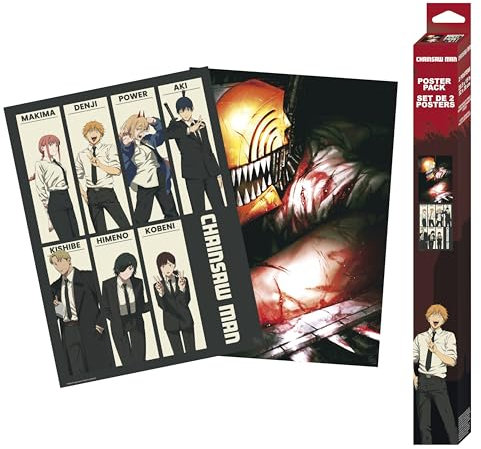 GB eye - CHAINSAW MAN Set of 2 Chibi Posters Devil Hunters