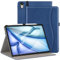 ZtotopCases für Neu iPad Air 13 Zoll hülle(M2) 2024/iPad Pro 12.9 Zoll 3 Generation 2018,Leder Folio Cover (Unterstützt iPad Pencil Aufladung) mit Auto Sleep/Wake für iPad Air 13 Case 2024-Blau