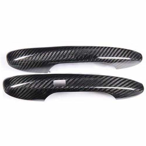TRFBD Ersetzen Sie Links rechts RHD Real Carbon Fiber Auto Außentür Griff Haltegriff Abdeckung Trim Aufkleber Styling Für Benz C E S GLC GLE Klasse W205 W213 (Color : A)