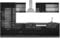 Vicco Küchenzeile R-Line, Schwarz Hochglanz/Anthrazit, 350 cm mit Hochschrank, AP Anthrazit