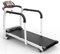 Senior Folding Walking Treadmill with Long Handrail for Home, LCD Display and Holder - Recovery Fitness Exercise Machine