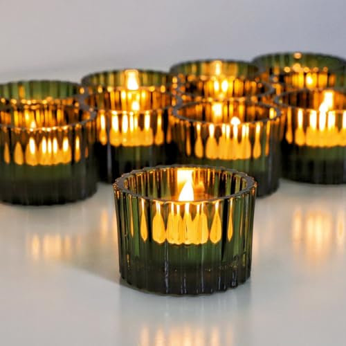 Vohocandle Lot de 24 photophores Verts
