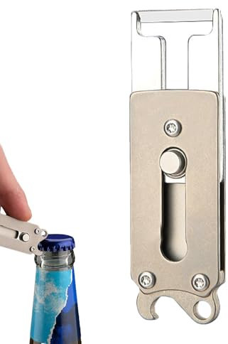 Syayw Schlüsselanhänger mit Flaschenöffner für Herren, Schlüsselanhänger mit Flaschenöffner | Hobel aus Titanlegierung für die Küche, Schlüsselanhänger, multifunktionales Taschenwerkzeug,