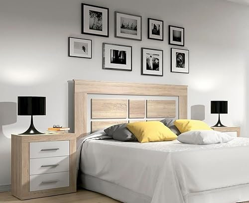 Shiito | Modelo Aspen - Cabecero con Patas | Acabado en Cambria - Blanco