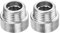 YOKIVE 2 Pcs Shower Head Extension Arm, G1/2 Male to Female Thread Pipe Fitting Coupler, Great for Plumbing, Swimming Pool (Silver, 20-mm)