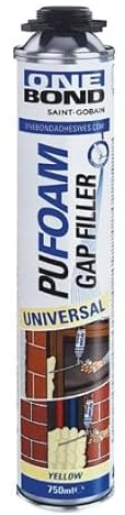 Mousse universelle haute expansion pistolet PU mousse jaune ml 750 OneBond