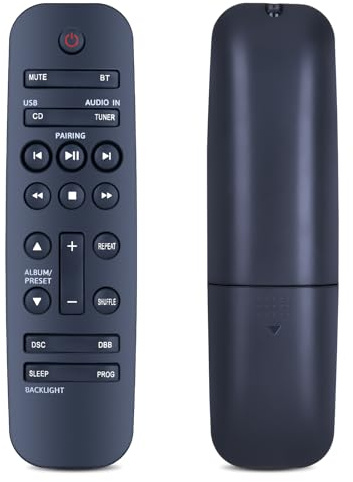 TCNOUMT Ersatz-Fernbedienung Passend für Philips Tragbarer Boombox-CD-Player AZ700T AZ700T/12 AZ700T/37 (996580004502)