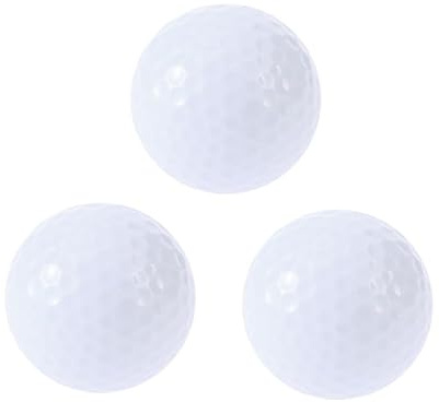 Leuchtkugeln LED 3 Stück Packung für Golf, 8 Minuten Aktivierung, Weiß | Surlyn Ausführung, Stoßaktiviert bei Jedem Schlag, für Frühe Golfrunden und Nachtturniere