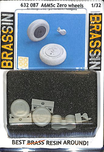 (EDB632087) - Eduard Brassin 1:32 - A6M5c Zero Wheels (Hasegawa)
