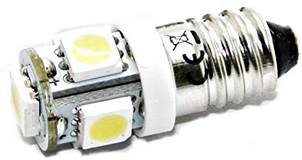 LED-Mafia® 1x E10 Schraubsockel - 6 Volt - LED SMD E10 6V (1X grün)