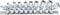 BGS 220 | Gelenk-Steckschlüssel-Satz | 6,3 mm (1/4) | SW 5 - 13 mm | 10-tlg.