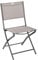 Hespéride - Lot de 4 Chaises de Jardin Pliantes Modula Marron Tonka - Acier Traité Epoxy Texaline - Dim 46 x 52 x 87 cm - Meuble d'Extérieur Pliable
