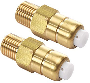 Tool Daily Thermal Release Valve for Pressure Washer Pump, 1/4 Inch NPT, 2 Pack