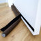 Boudin De Porte 90cm : Anti Froid Bas de Porte Unilatéral avec Joint Auto-Adhésif, Protection Contre Les Courants d’air et Le Bruit,Weather Stripping Door Seal Strip (Marron)