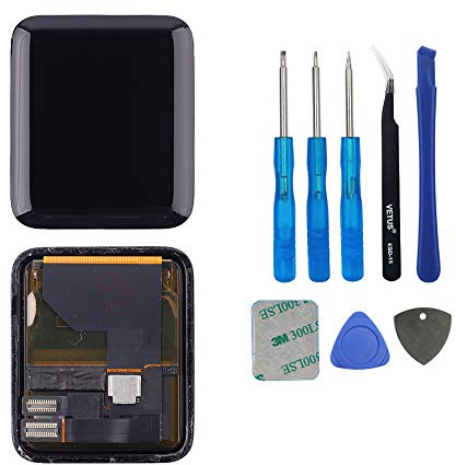 Swark LCD-Display kompatibel mit Apple Watch Serie 1. 38 mm Sport Version Bildschirm mit Werkzeug