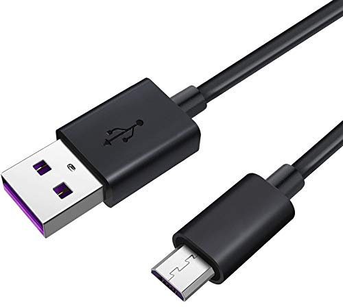 ZZS M8 Tablet Charger Cable,USB Cable Compatible for Lenovo Tab E10(TB-X104FF1XL) Tab HD(TB-8505FTB-8505X) Smart M8(TB-8505FSTB-8505XS) Tab FHD(TB-8705FTB-8705X), BLACK, MICRO USB 2.0