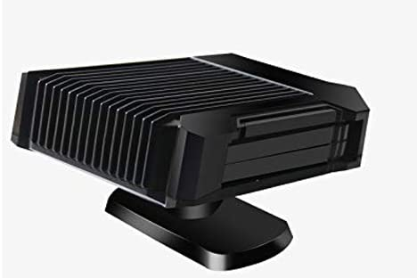 Auto Heizung 12V 150W Zigarettenanzünder, Baceyong 2 in 1 Autoheizung Defroster Windschutzscheibenheizung, Tragbare Kinetische Heizlüfter Defroster, Schnellaufheizung Fenster Heizung, Schwarz