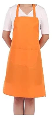 WS Accessories 2 Pocket Apron 60x70cm - Ideal for kitchen, home and garden use [Orange]