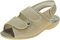 Calzados Romero. Zapatillas en Rejilla de Nailon para Mujer Ajuste Autoadhesivo 1208. BEIG Talla 38