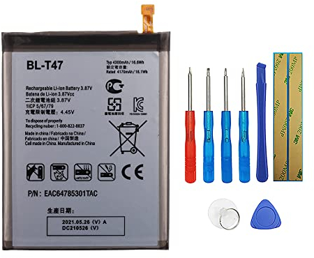 Swark Akku BL-T47 Kompatibel mit LG Velvet 5G LM-G900UM with Tools