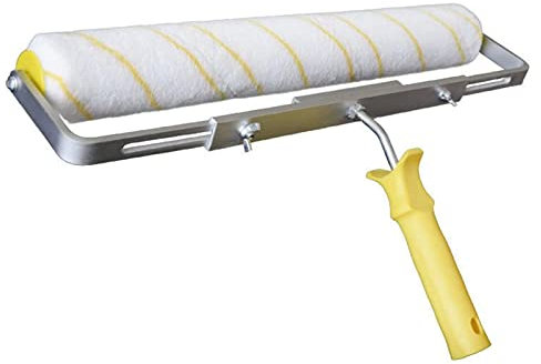 GINVF Juego de rodillos de pintura de 20 pulgadas, Funda de rodillo de pintura de microfibra, Soporte de rodillo extensible, para pintar paredes y techos (Pelo largo)