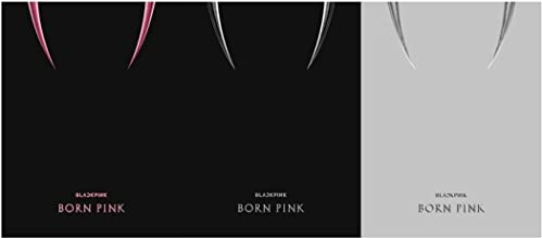YG PLUS - Born Pink [Box Set Ver.] 2. Album + gefaltetes Poster (Rosa + Schwarz + Grau ver. Set)