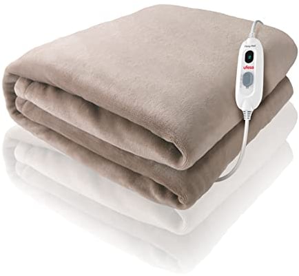 Ufesa Softy Plus Elektrische Wärmedecke, 180 x 140 cm, 120 W, Ultraweich, 3 Temperaturstufen, automatische Abschaltung, waschbar