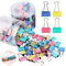 140 Stück Foldback Klammern 19mm Foldback Klammern Metall Binder Clips Aktenklammern Vielzweckklammern Papierklammern Bunt
