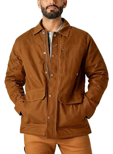 Dickies Herren Tradebuilt Wachsmantel aus Segeltuch, Braun Duck, M