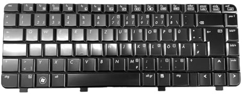 T-ProTek DEUTSCHE - Tastatur Keyboard/Dunkelblau kompatibel für HP Pavilion dv3-2026tx