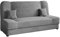 Mirjan24 Schlafsofa Jonas Cord, Sofa mit Bettkasten und Schlaffunktion, Bettsofa, Dauerschläfer-Sofa, Schlafcouch, Materialmix, Couch vom Hersteller, Wohnlandschaft (Poso 110)