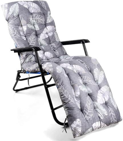 Gartenliege Auflage Liegenauflage Auflage Gartenliege Sitzkissen Gartenstuhlauflage Verdicken Garten Liege Stuhl Polster Für Reisen Urlaub Innen Sonnenliege Liegestuhl Relaxliege ( Color : 5 , Size :