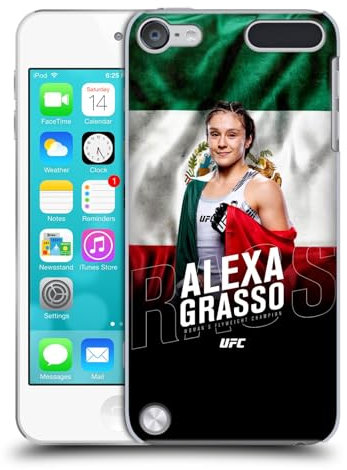 Head Case Designs Offizielle UFC Flagge Mexico Alexa Grasso Harte Rueckseiten Handyhülle Hülle Huelle kompatibel mit Apple iPod Touch 5G 5th Gen