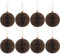 8cm Papier caffee braun Latte Weihnachtskugeln Papierkugeln christbaumkugeln Deko Geburtstag Kinder fur Weihnachtsbaumschmuck,Christbaumschmuck Osterdeko Babyparty