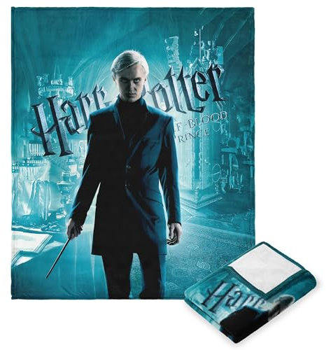 NORTHWEST Harry Potter Silk Touch Überwurfdecke, 127 x 152,4 cm, Draco Half Blood Prince