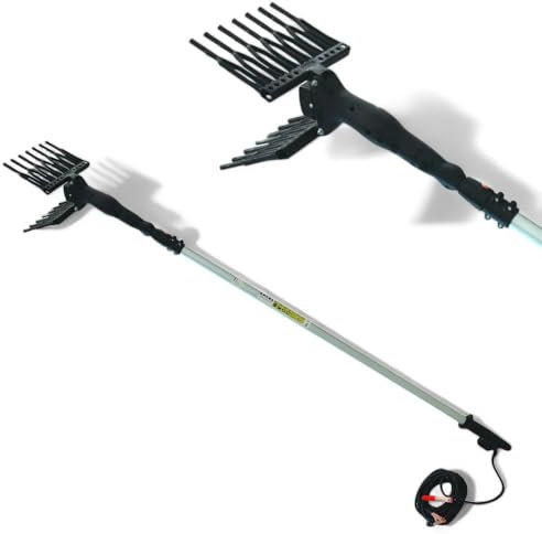 Briconess.com Bacchiatore scuotitore abbacchiatore Elettrico per Olive Manico telescopico in Alluminio 140W