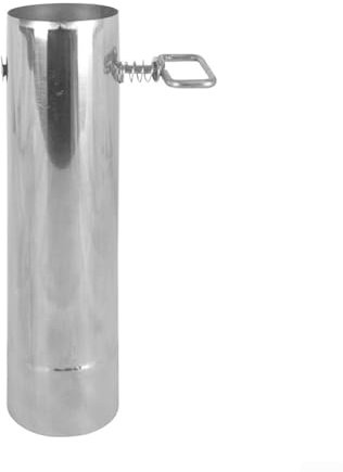 60 mm Edelstahl-Ofenrohr, effizient gestalteter Rauchabzug für Ofen, Kamin und Schornstein, Tipi-Ofenrohr, rostbeständig, für Grill und Camping