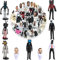 9 Pcs Toilet Figuren Geburtstagsdeko, 50 Pcs Toilet Aufkleber, Toilet Spielzeug Figuren, Toilet Kuchen Deko Figuren, Toilet Tortenaufleger, Toilet Figuren Cake Topper