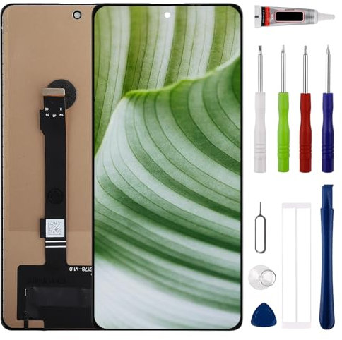 swark Nuevo digitalizador de pantalla táctil TFT LCD para Xiaomi Poco X5 Pro LCD pantalla táctil digitalizador con juego de herramientas de reparación mejorado, sin función de huella dactilar
