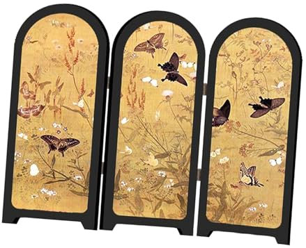 perfk Chinesisches Design, Bildschirmdekoration, Schreibtisch-Trennwand, Kunsthandwerk, traditionelle Landschaftsgestaltung, Vogel- und Blumenmalerei für, Style C