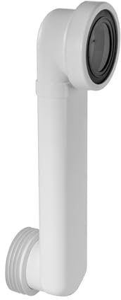 McAlpine 400 mm Offset ABS WC Connector Secure Toilet Pan Waste Connection WCLO-40