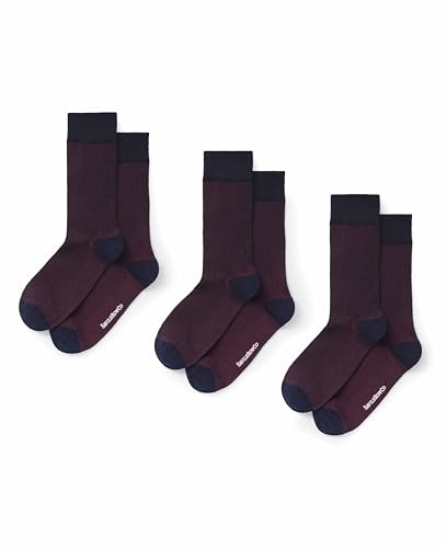 Men's Luxury Combed Cotton-Blend Dress Socks - Pack of 3