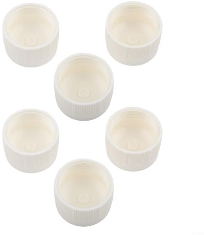 M30x1.5 Heating Control Cap, Long-lasting TRV Decorative Radiator Cover, 6-Pack, White