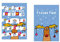 RASW009 -Elch mit Weinachtsschmuck Frohes Fest Adventskalender-Doppelkarte - 12,5 x 18,5 cm mit hochwertigem Kuvert