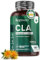 CLA Weichkapseln - 3000 mg CLA pro Portion - 180 vegane Softgels - Konjugierte Linolsäure aus reinem Distelöl - Für Männer und Frauen - Conjugated Linoleic Acid - WeightWorld