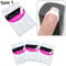 Nail Care & Polish 48Pcs French Stencil Nail Art Form Fringe Guides Manicure DIY Stickers Tips Decor Nail Sticker Nail Art Tips, French Stencil, Beautiful Pattern- Type 1